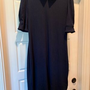 DKNY Dark Blue Long Sleeve Dress